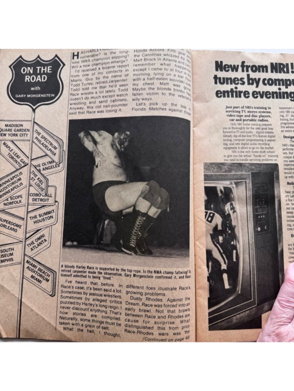 Inside Wrestling Victory Sports Putski Backlund Heenan Snuka Patera Nov 1979 WWF - Picture 3 of 12